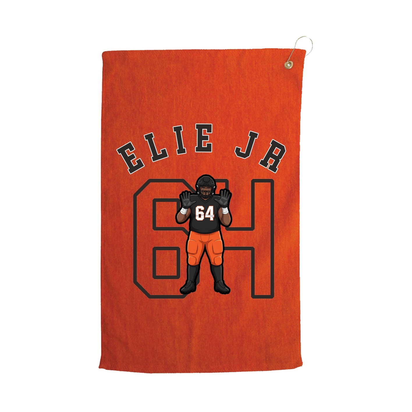 Golf Towel — Shirsey Arch in Orange