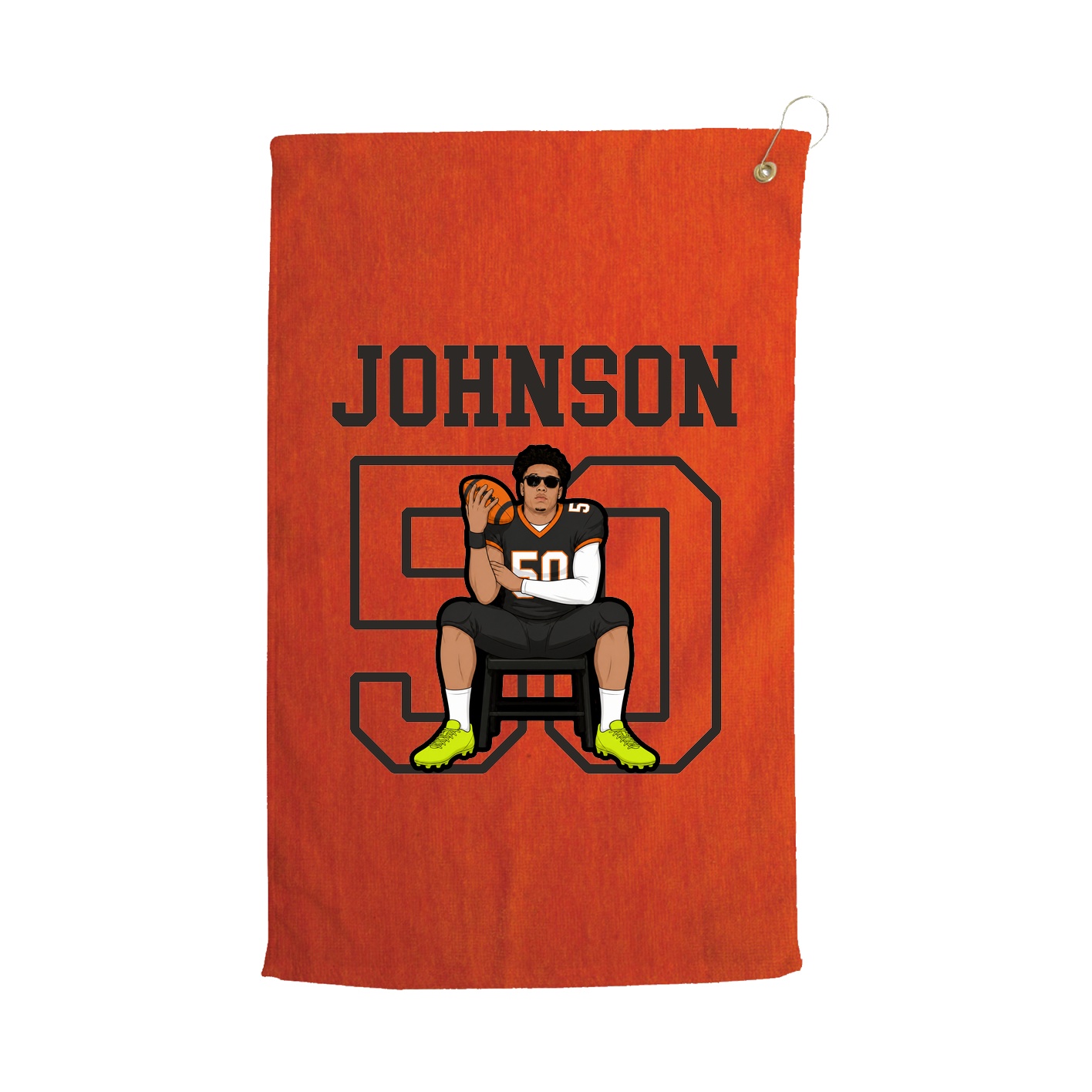 Golf Towel — Shirsey in Orange
