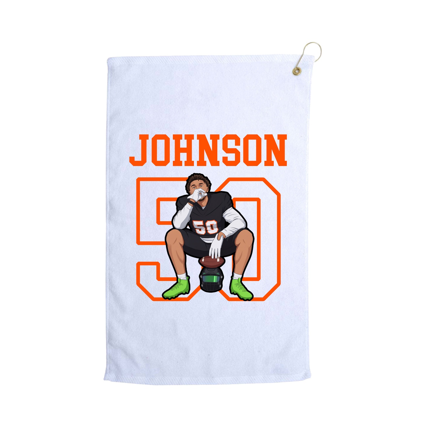 Golf Towel — Shirsey in White