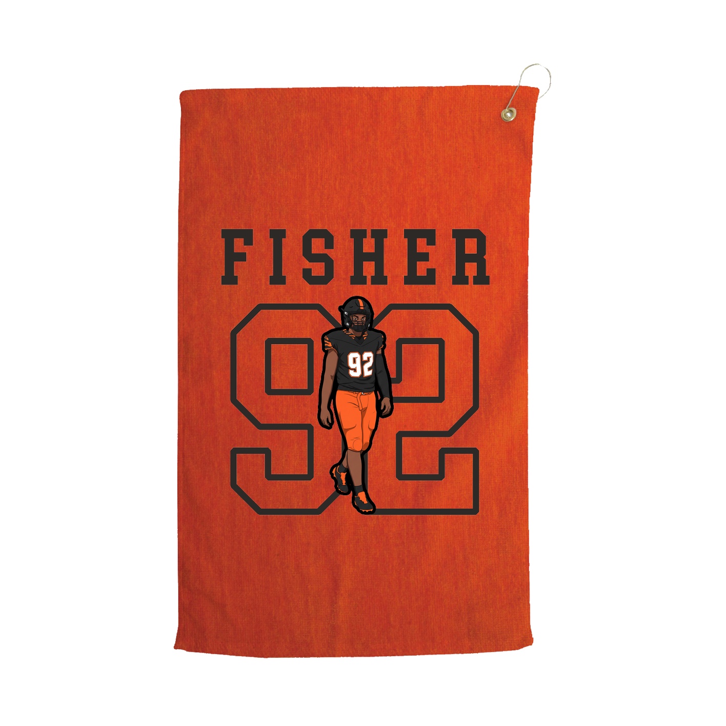 Golf Towel — Shirsey in Orange