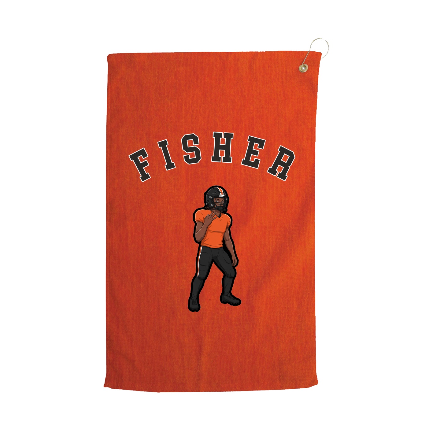 Golf Towel — Shirsey Arch in Orange