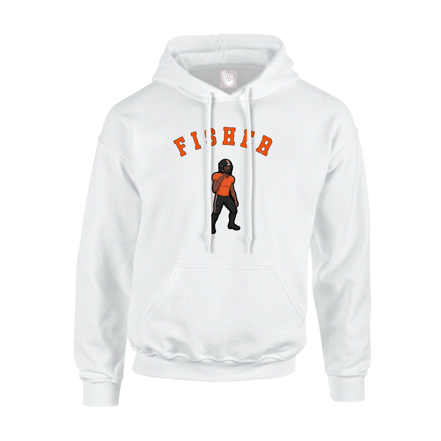 Youth Hoodie — Shirsey Arch in White