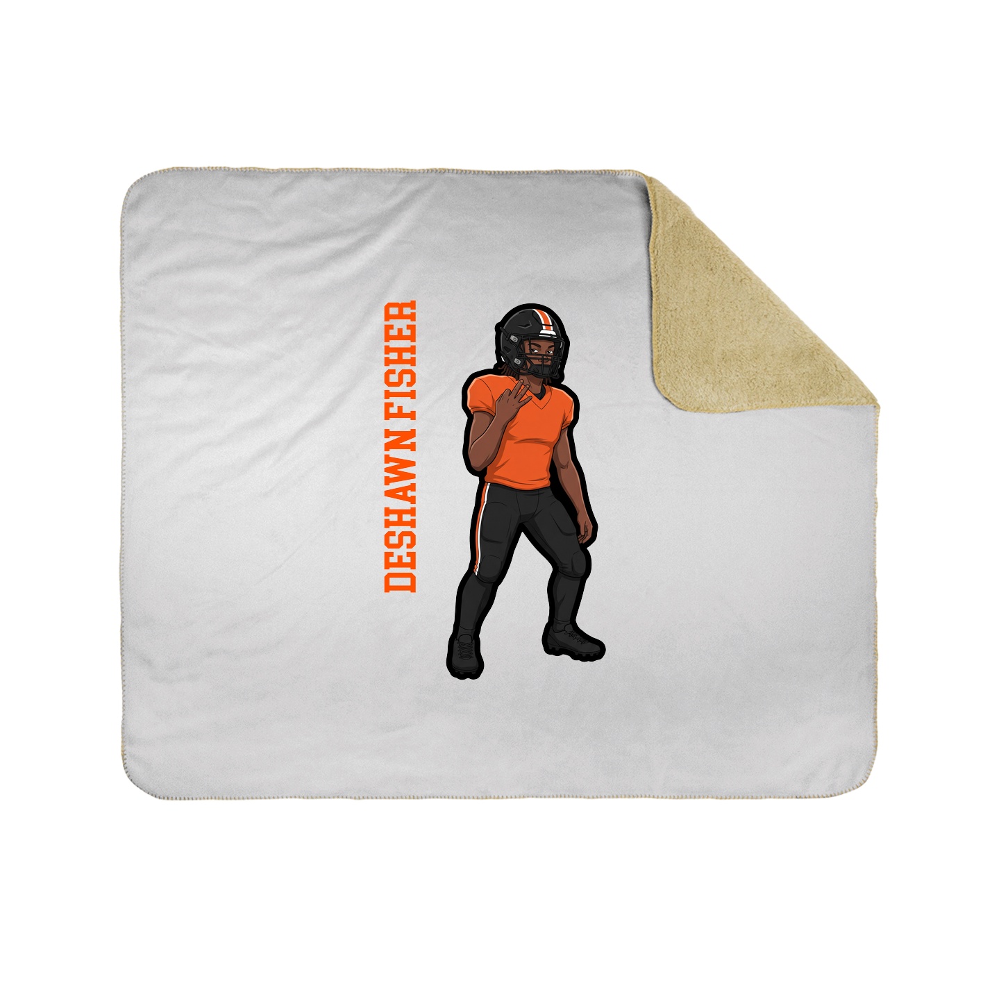 50x60 Sherpa Lined Throw Blanket