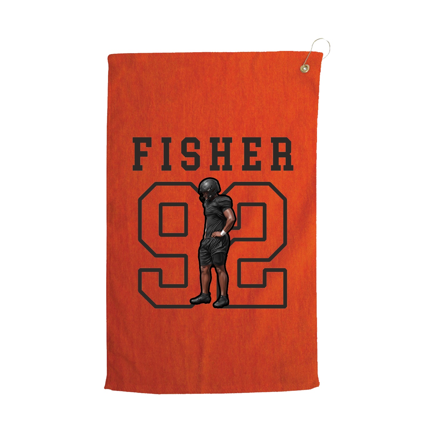 Golf Towel — Shirsey in Orange
