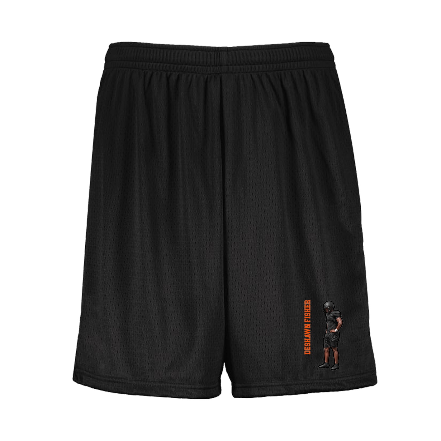 Shorts — Name Vertical in Black