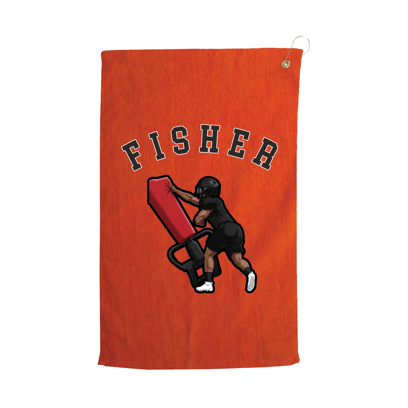 Golf Towel — Shirsey Arch in Orange
