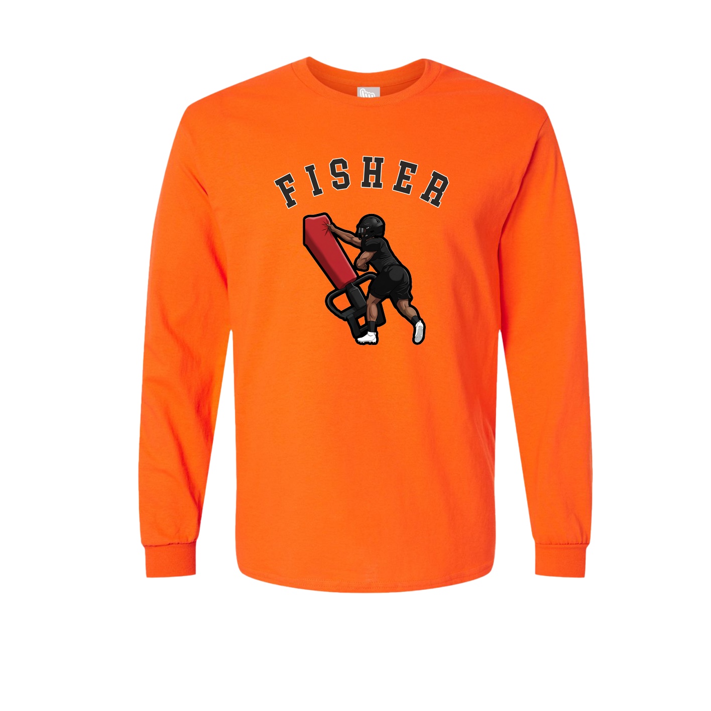Long Sleeve Tee — Shirsey Arch in Orange