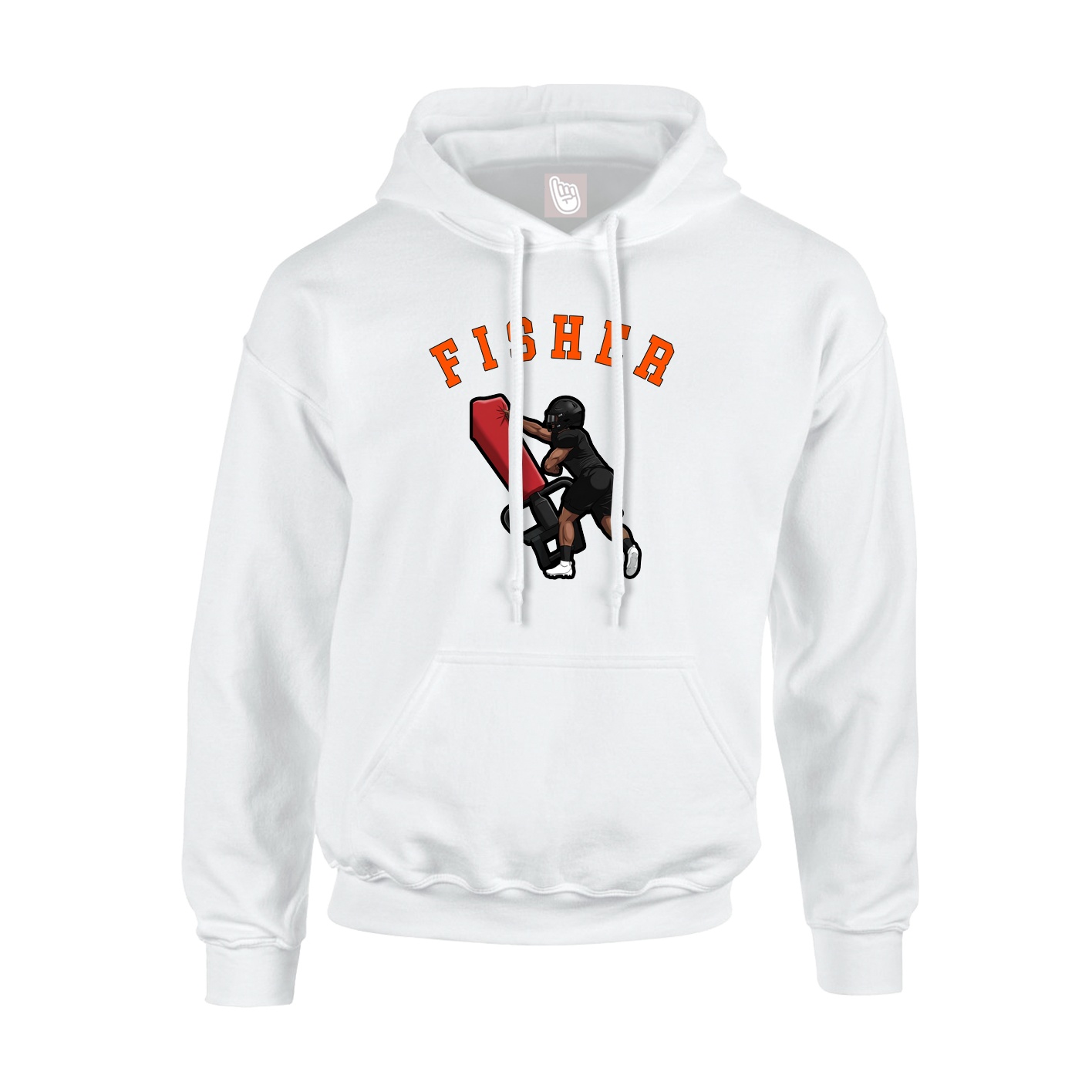 Hoodie — Shirsey Arch in White