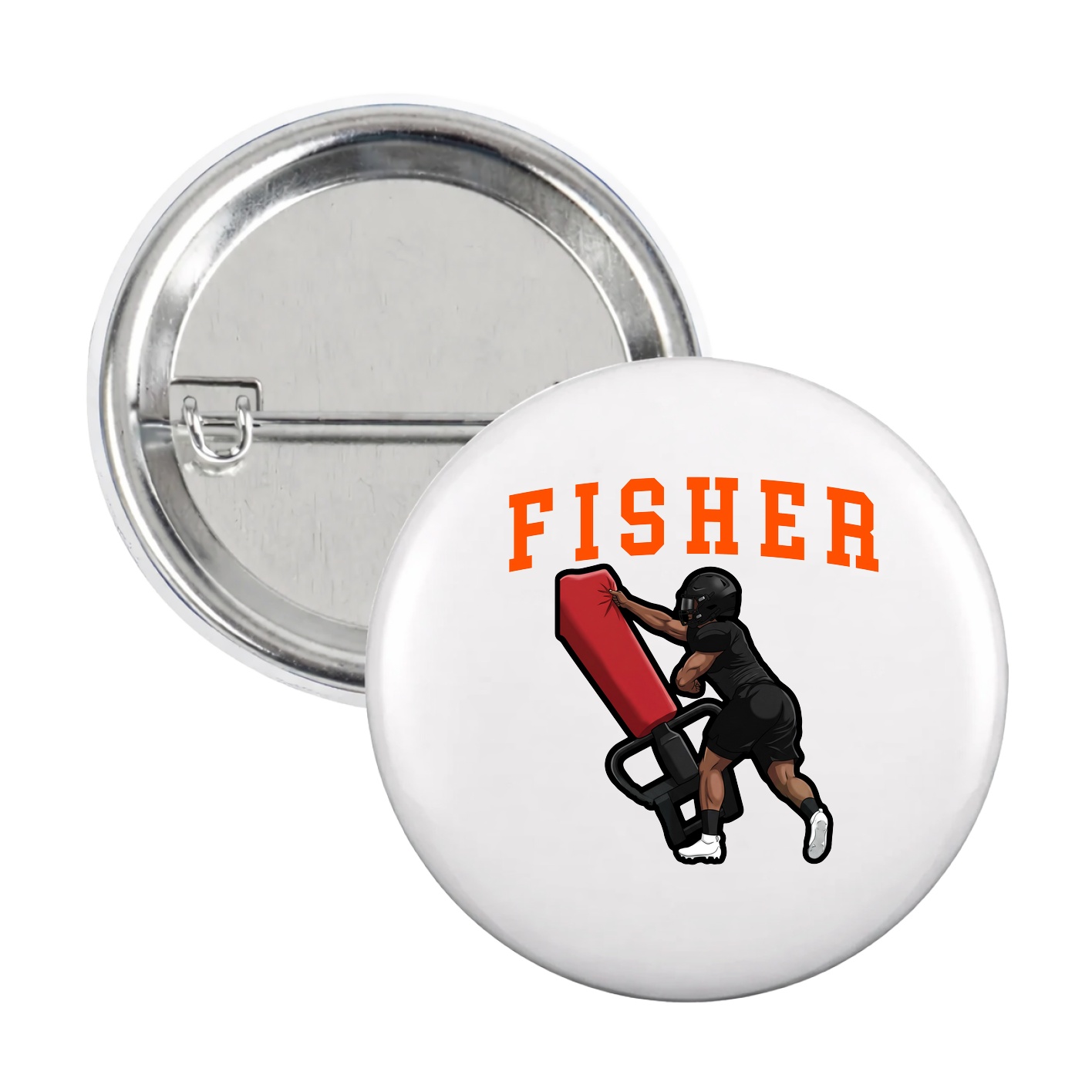 Game Day Button — Shirsey in White