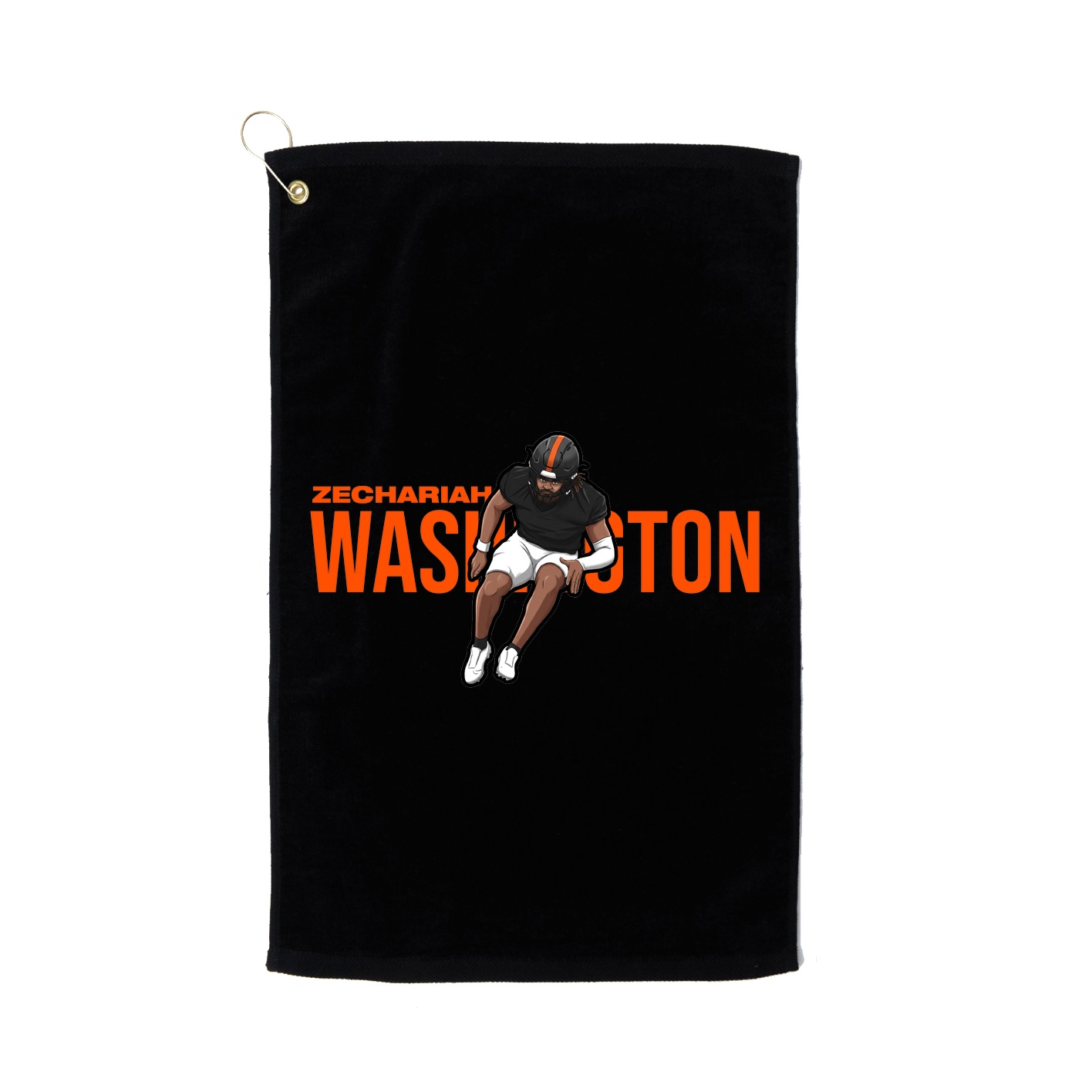 Golf Towel — Player Name in Black