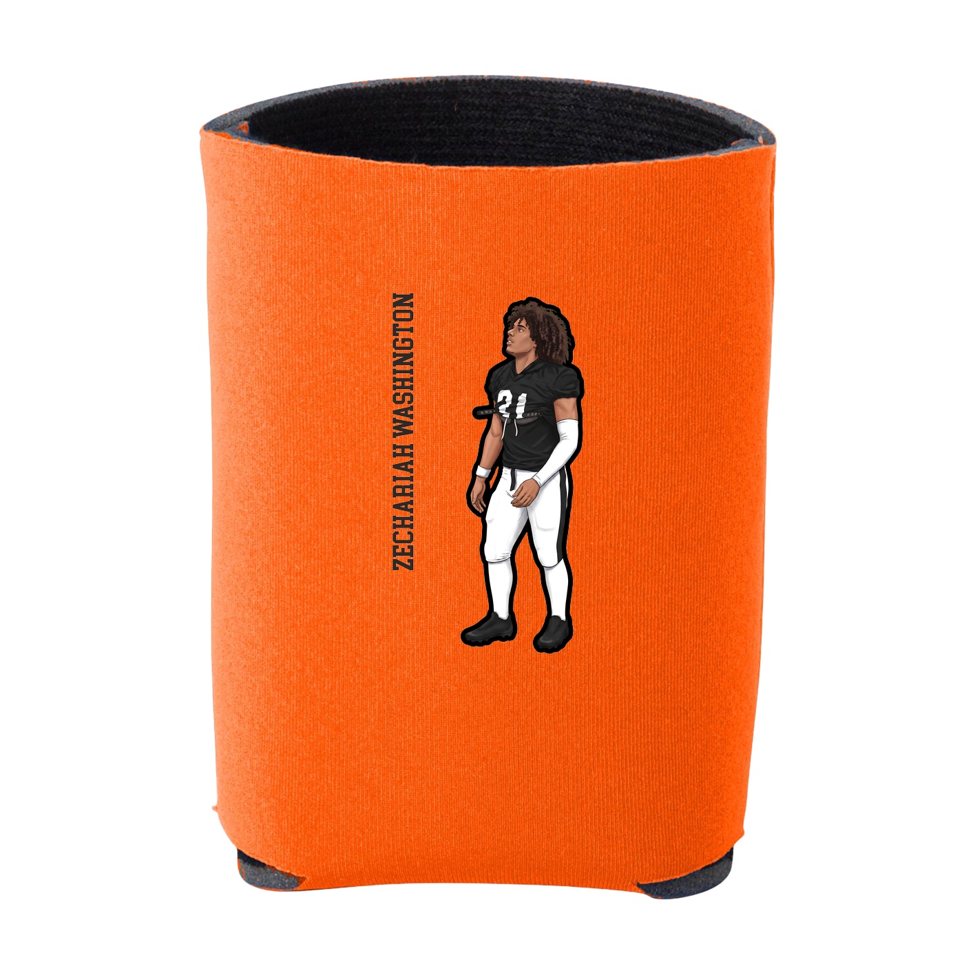 Can Holder — Name Vertical in Orange