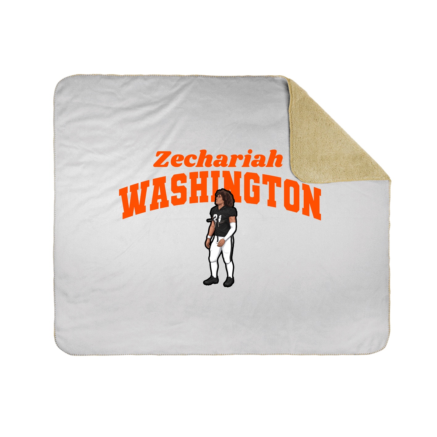 Throw Blanket — Signature Arch in White