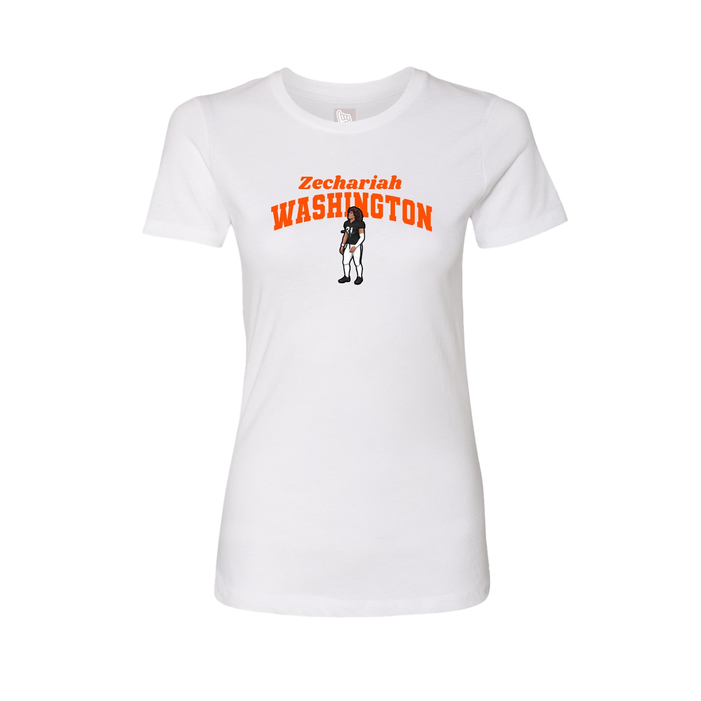 Womens Tee — Signature Arch in White
