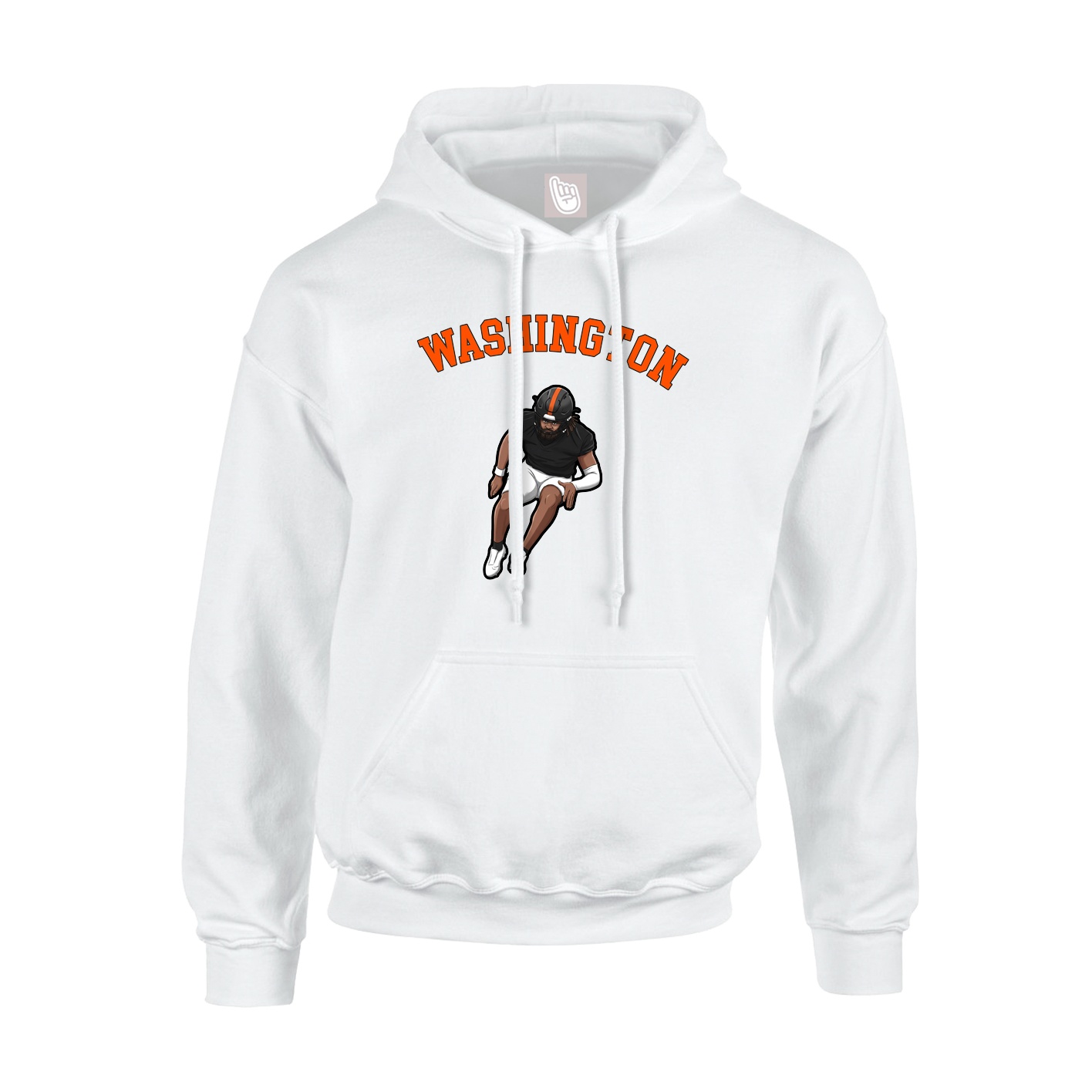 Hoodie — Shirsey Arch in White