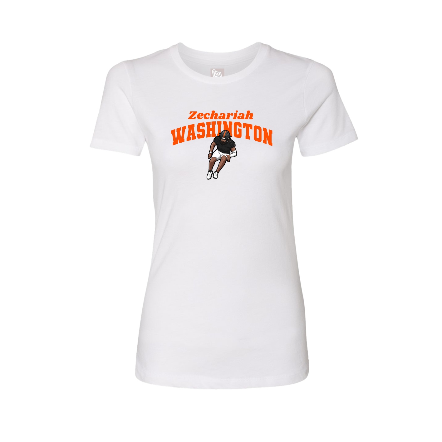 Womens Tee — Signature Arch in White
