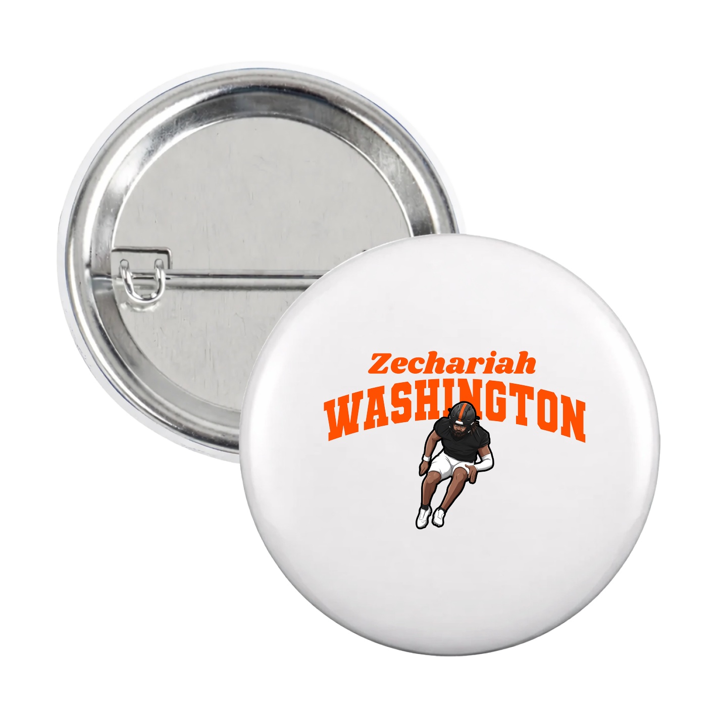 Game Day Button — Signature Arch in White