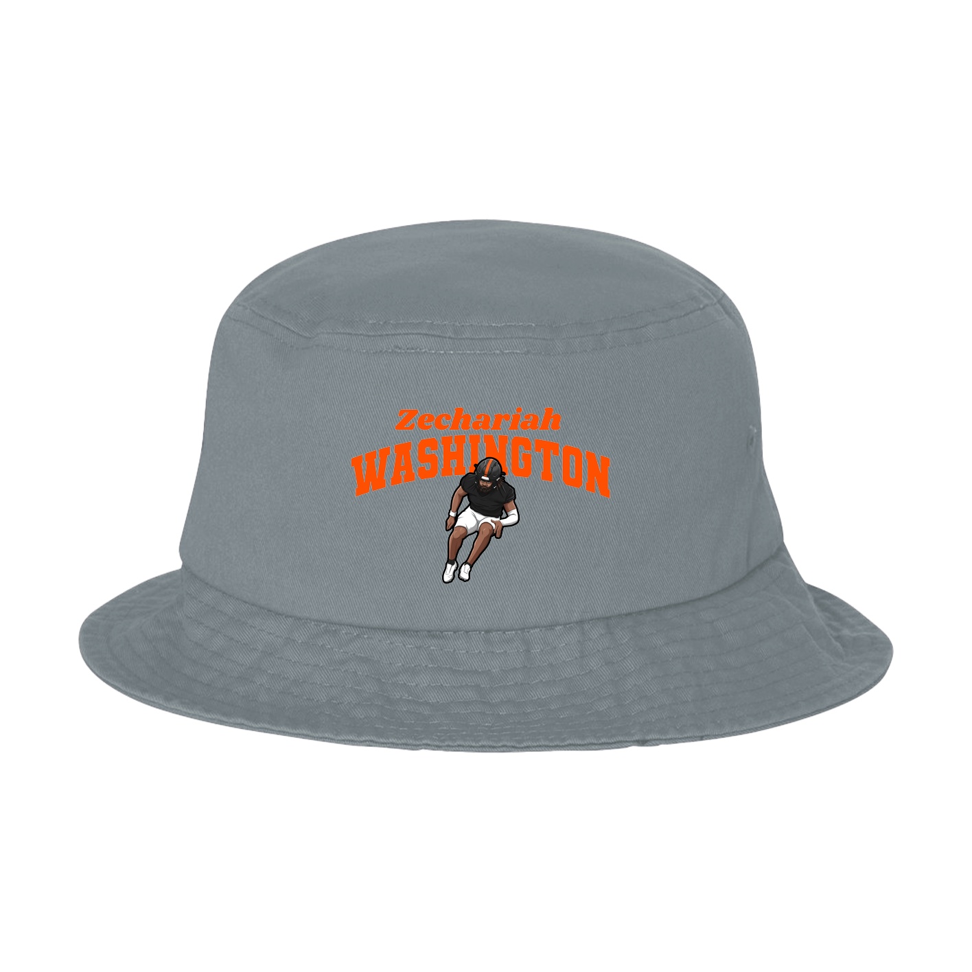 Bucket Cap — Signature Arch in Grey