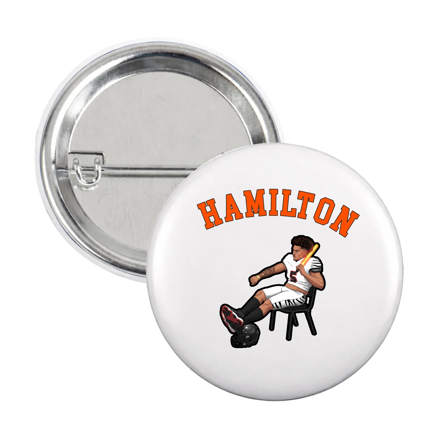 Game Day Button — Shirsey Arch in White