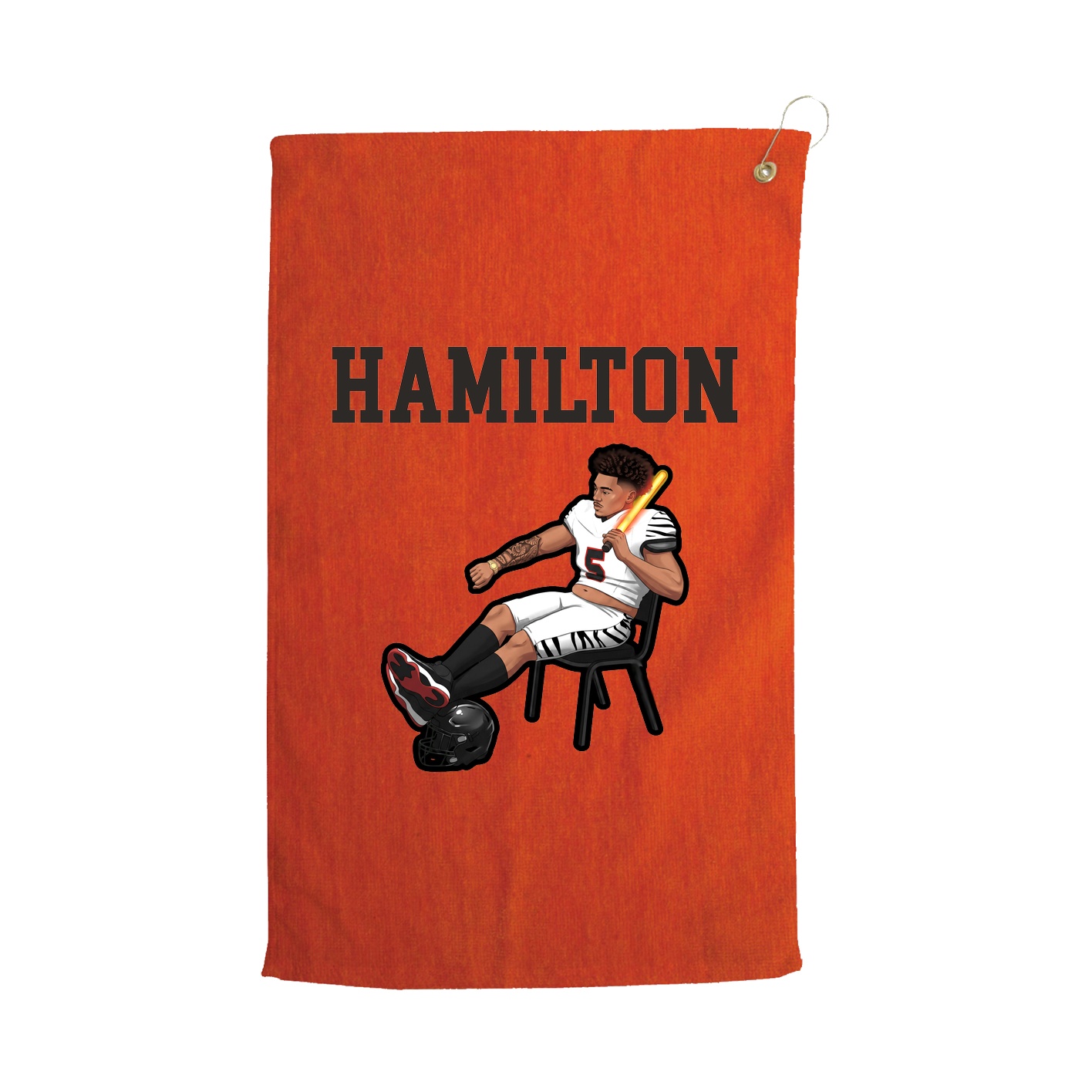 Golf Towel — Shirsey in Orange