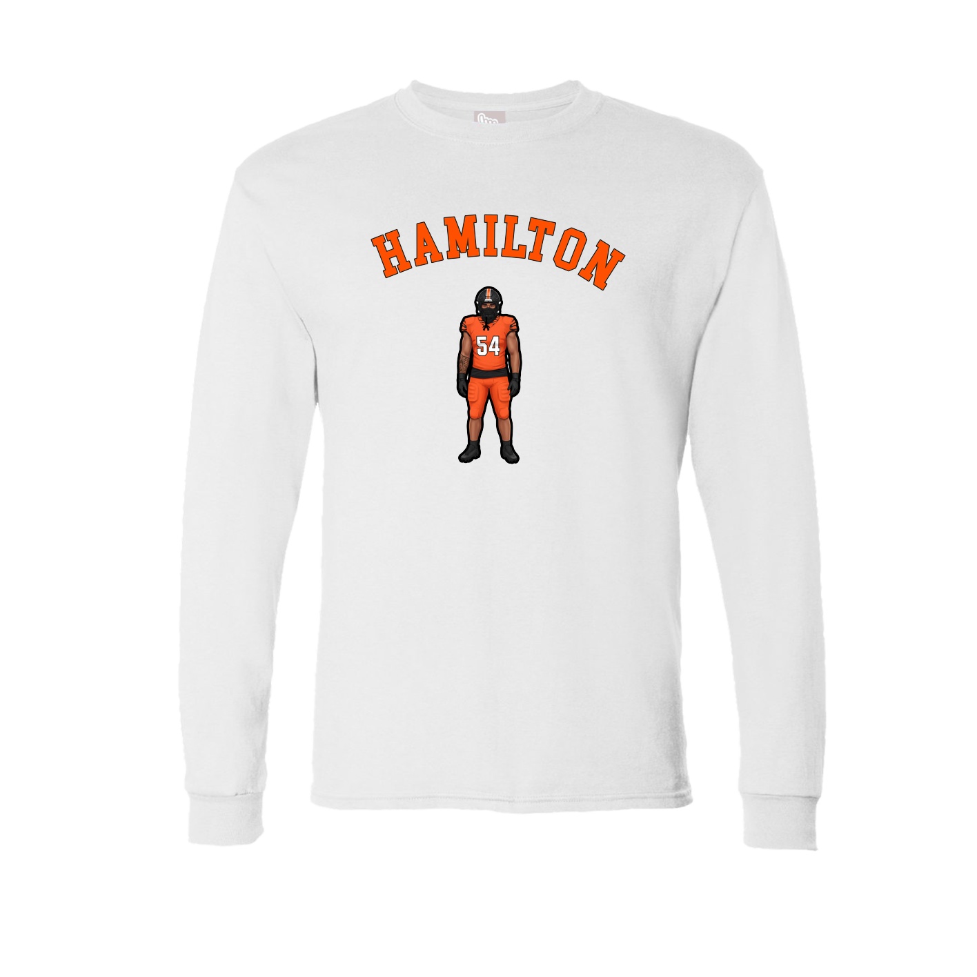 Long Sleeve Tee — Shirsey Arch in White