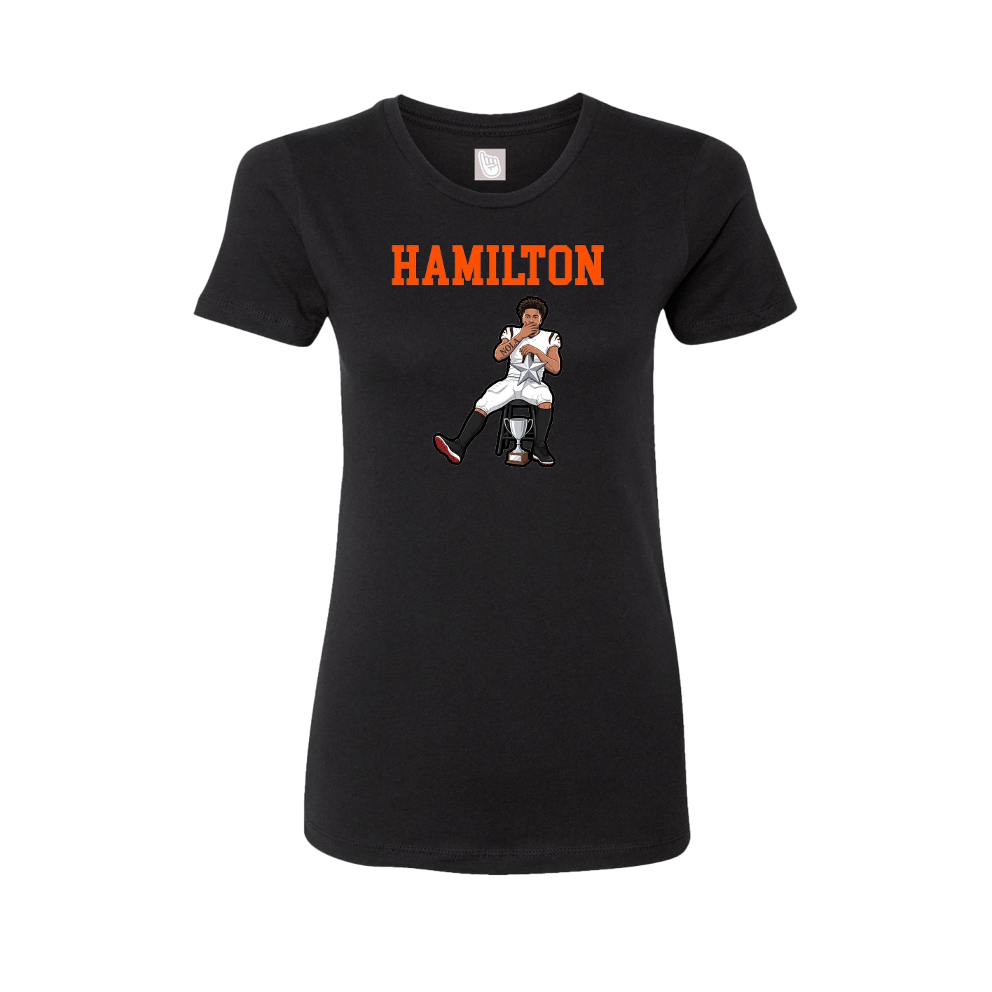 Fitted Women's Tee — Shirsey in Black