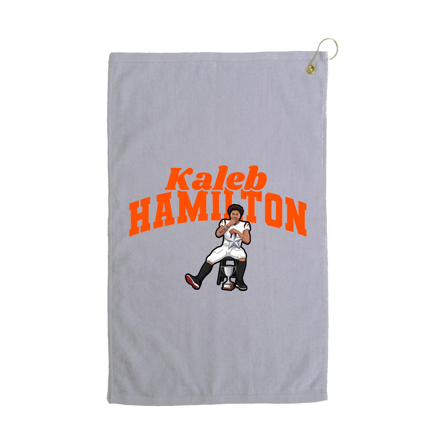 Golf Towel — Signature Arch in Grey