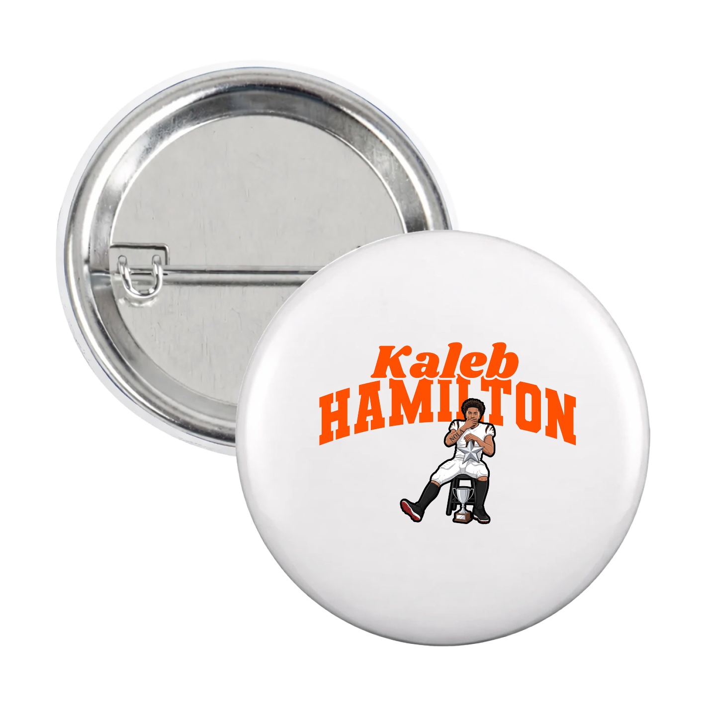Game Day Button — Signature Arch in White