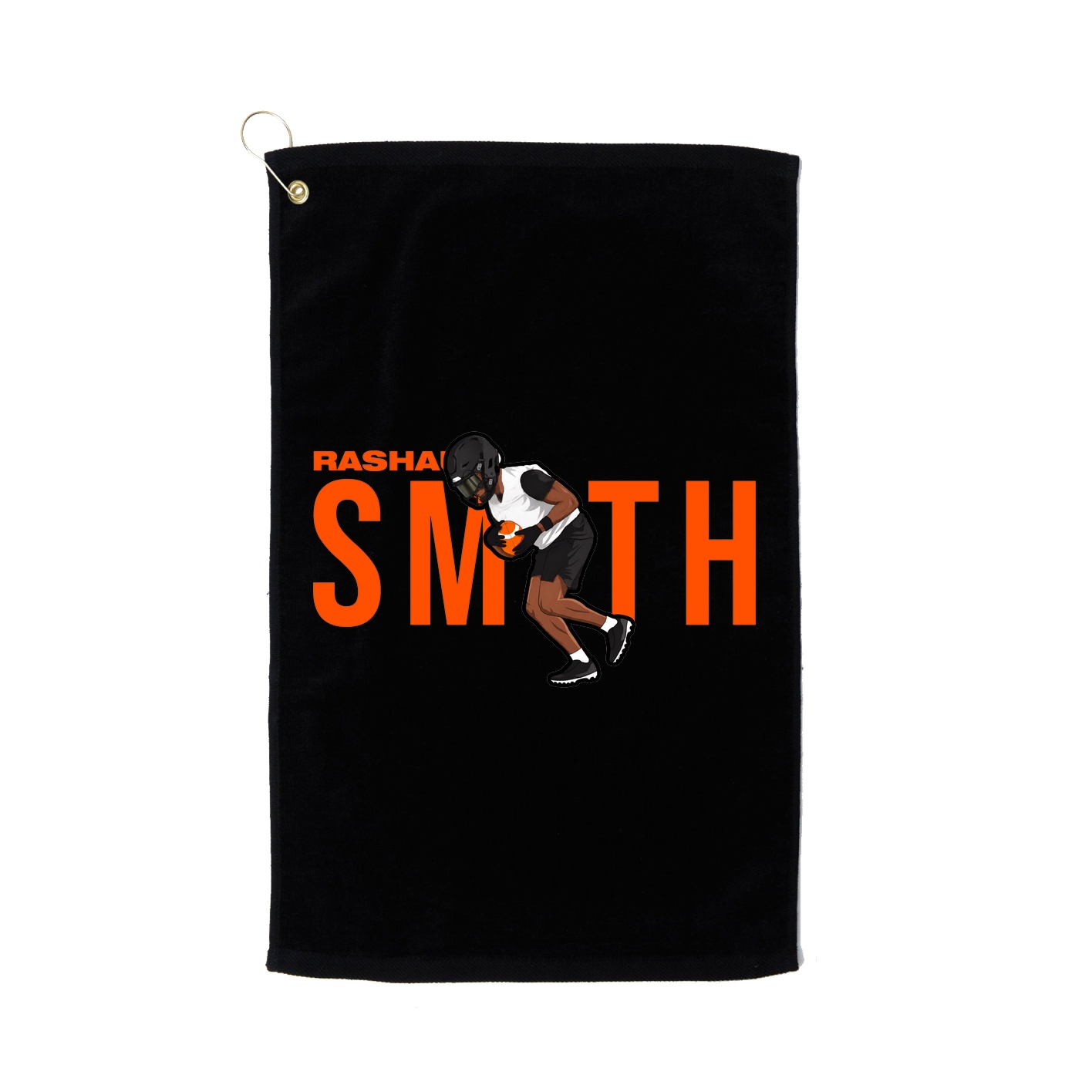 Golf Towel — Player Name in Black