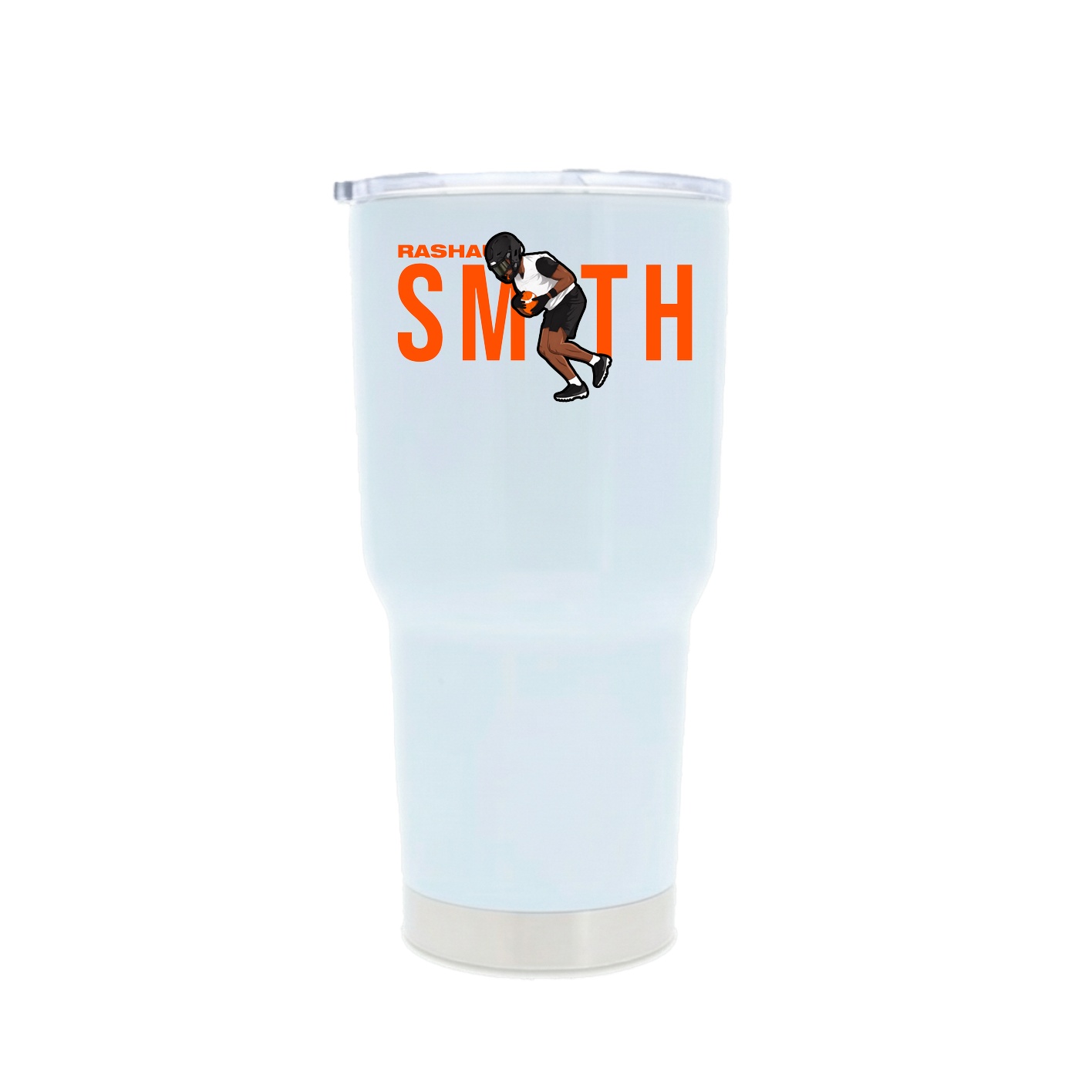 30oz Stainless Steel Tumbler — Player Name in White