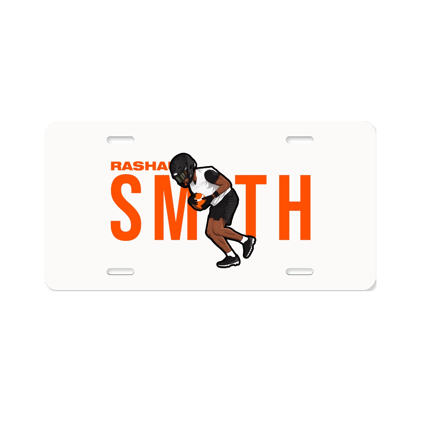 License Plate — Player Name in Classic