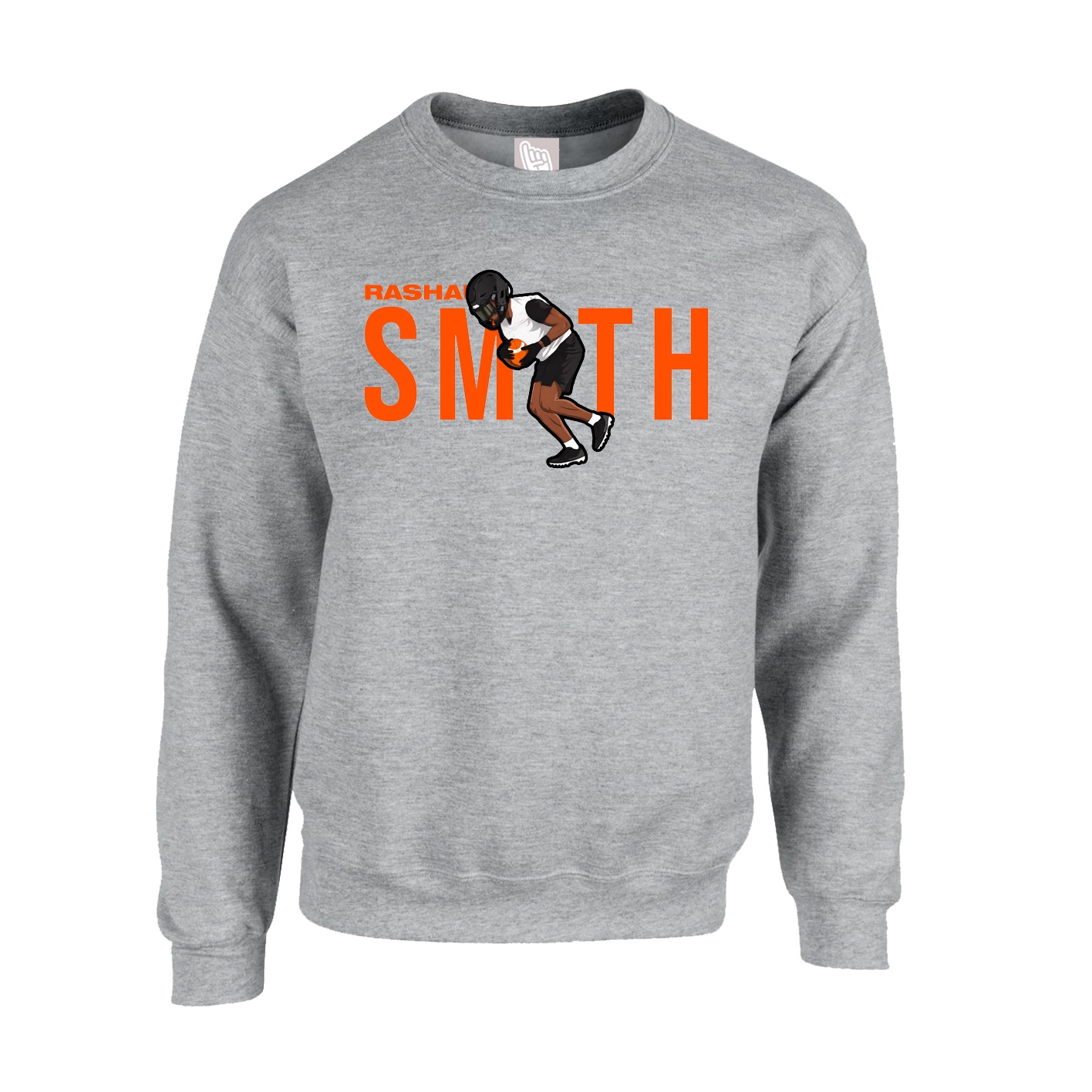 Fleece Crew — Player Name in Grey