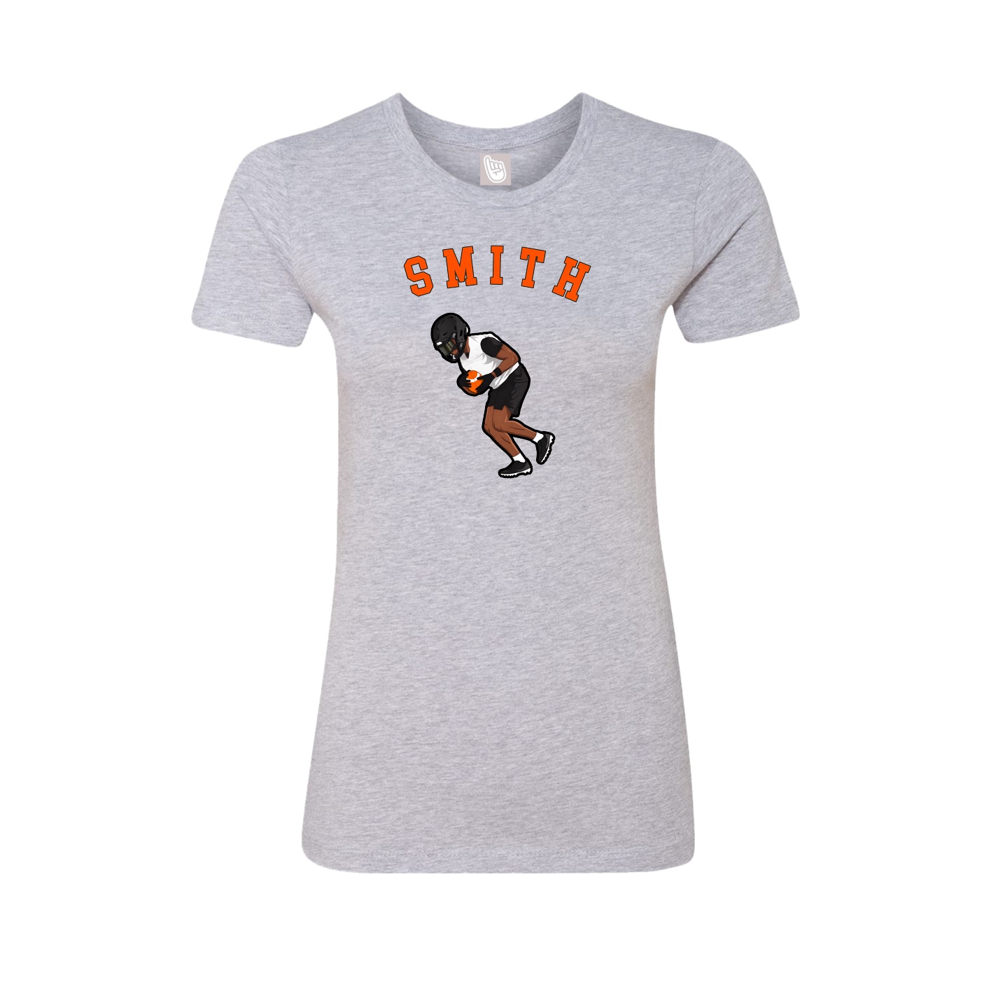 Fitted Women's Tee — Shirsey Arch in Grey