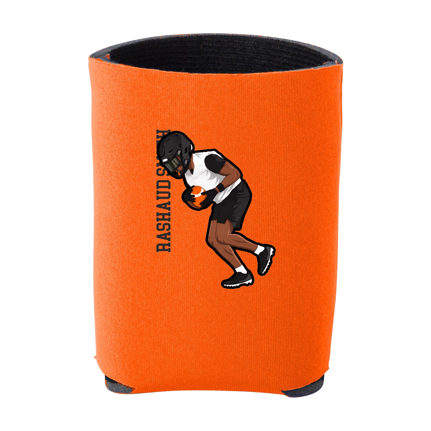 Can Holder — Name Vertical in Orange