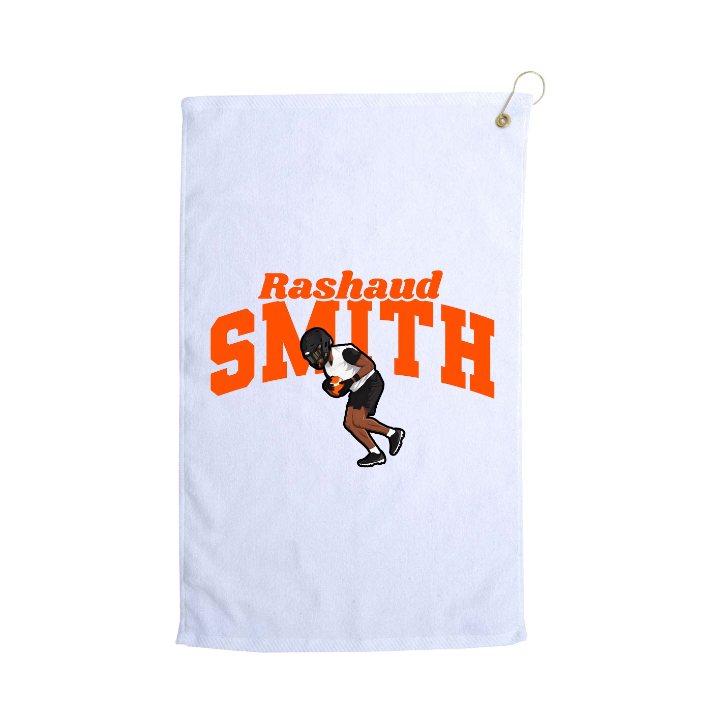 Golf Towel — Signature Arch in White