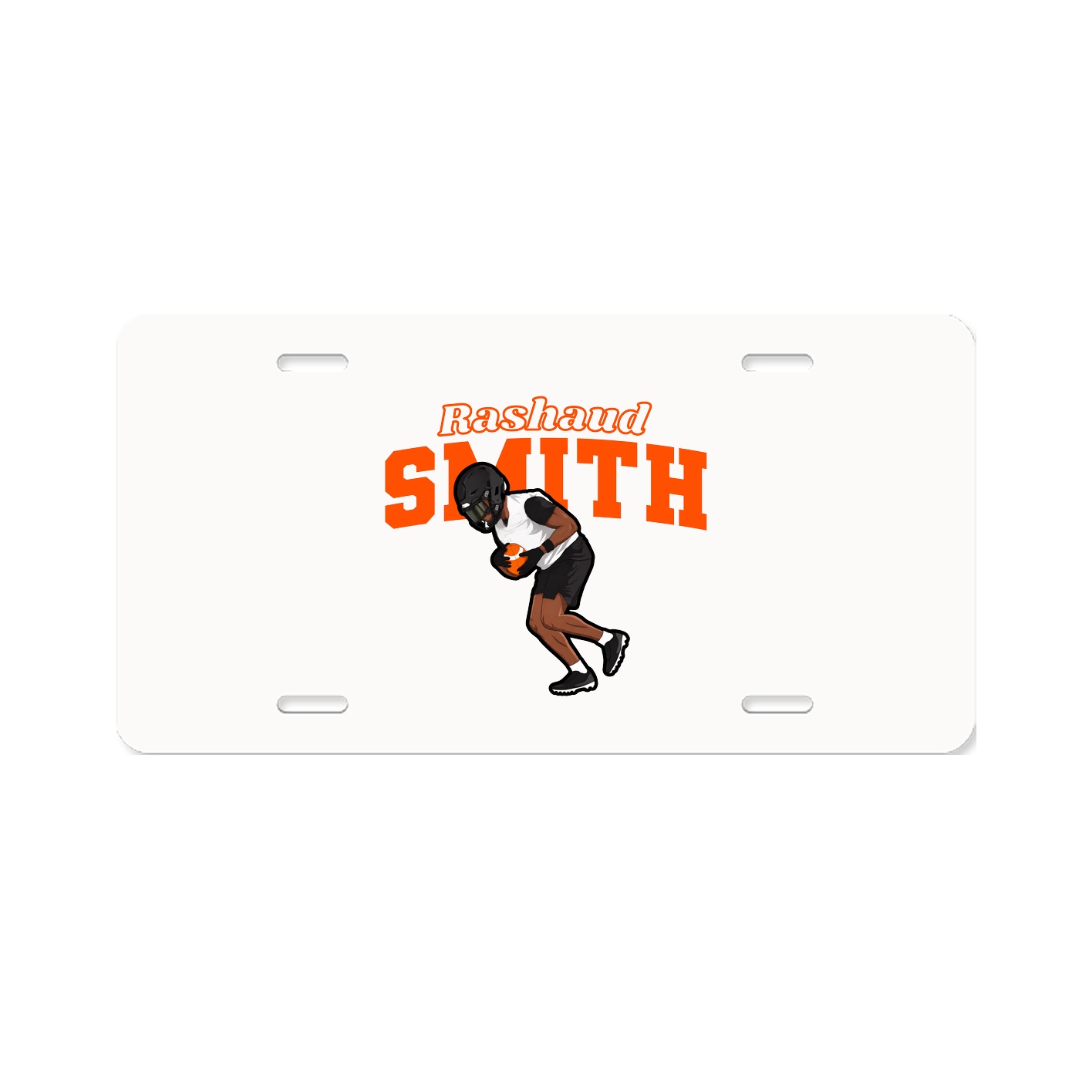 License Plate — Name Arch in Classic