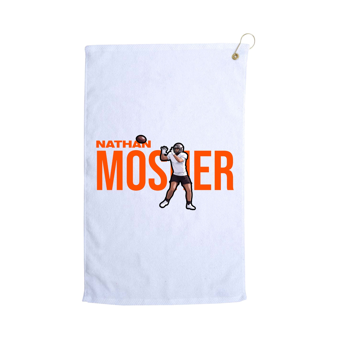Golf Towel — Player Name in White