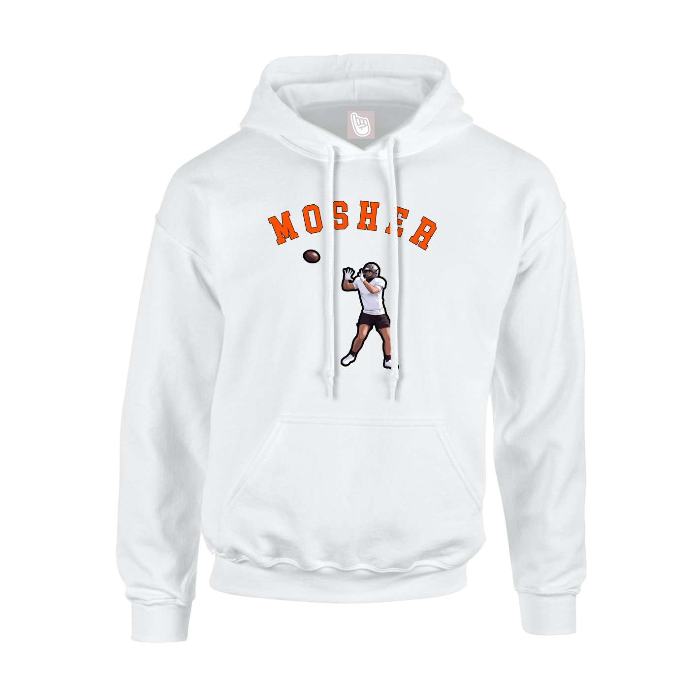 Youth Hoodie — Shirsey Arch in White