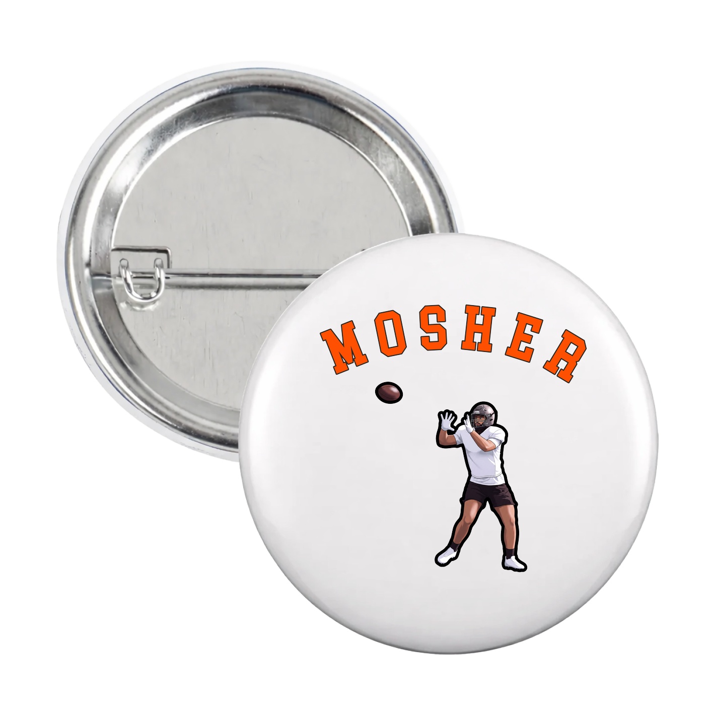 Game Day Button — Shirsey Arch in White