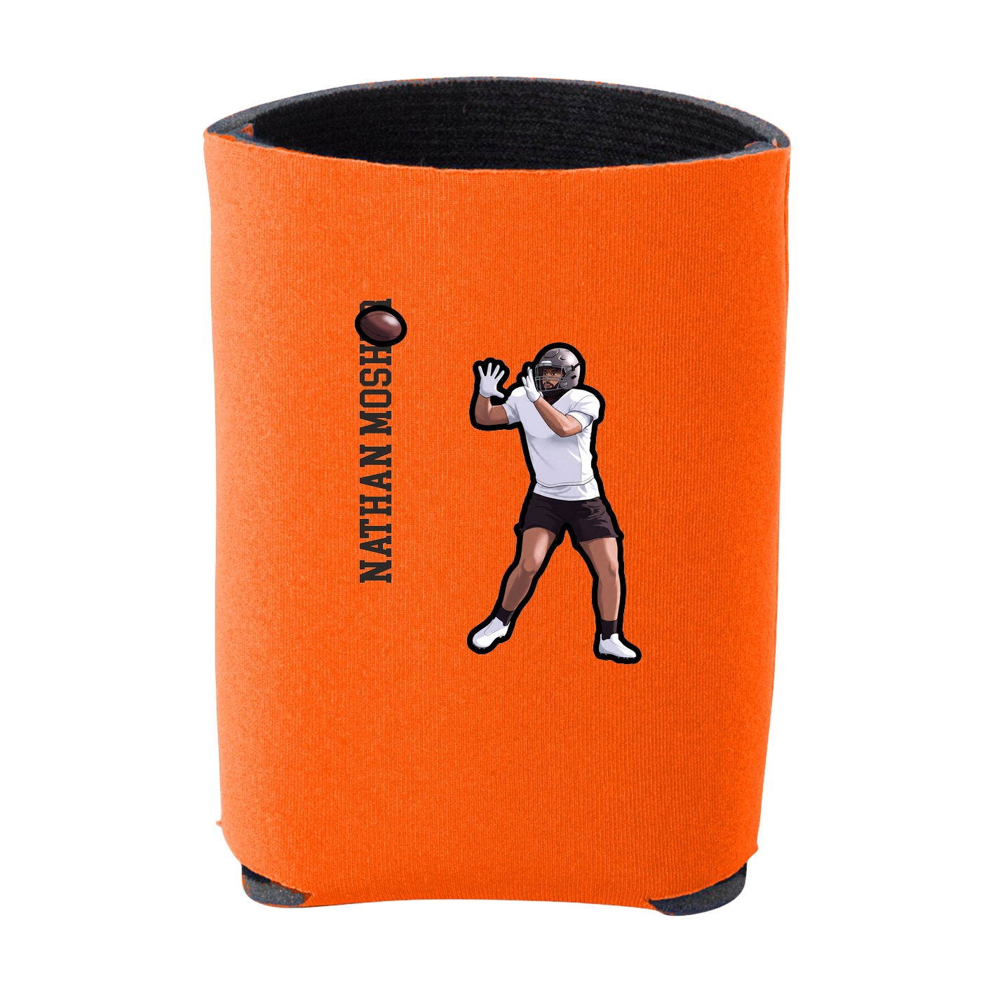 Can Holder — Name Vertical in Orange