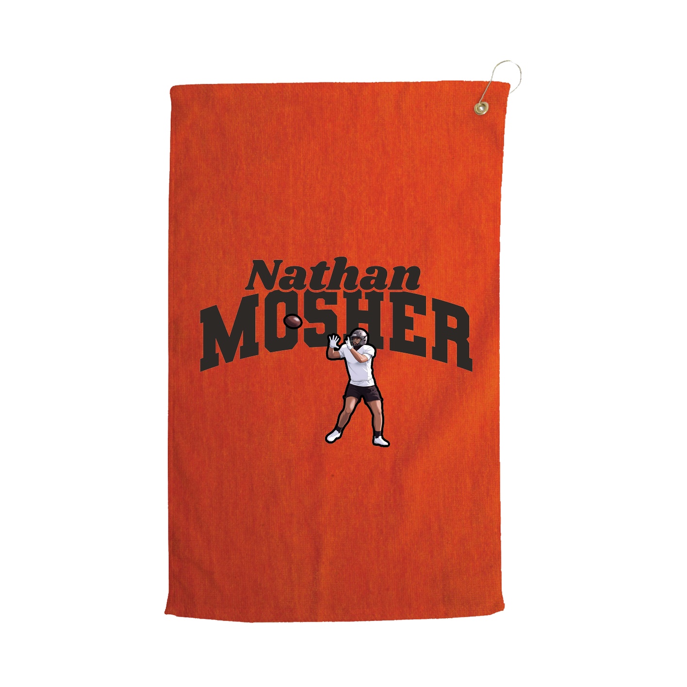 Golf Towel — Signature Arch in Orange
