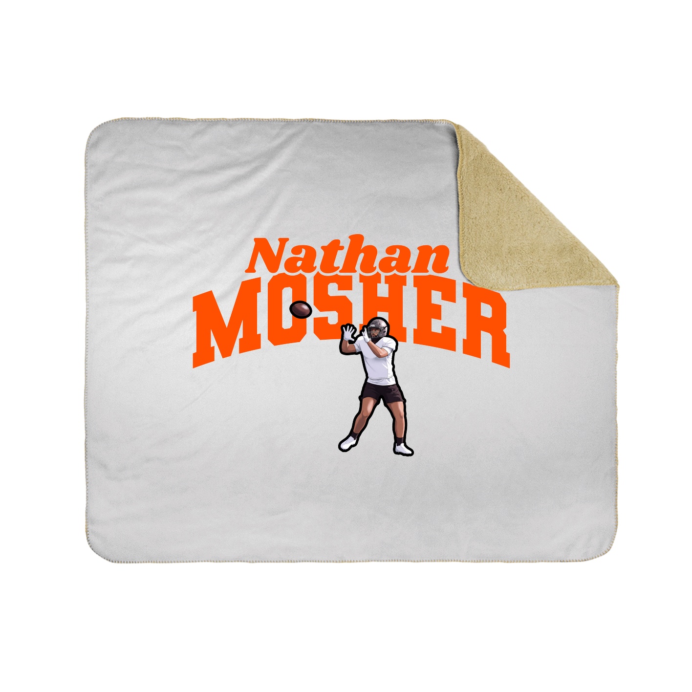 Throw Blanket — Signature Arch in White