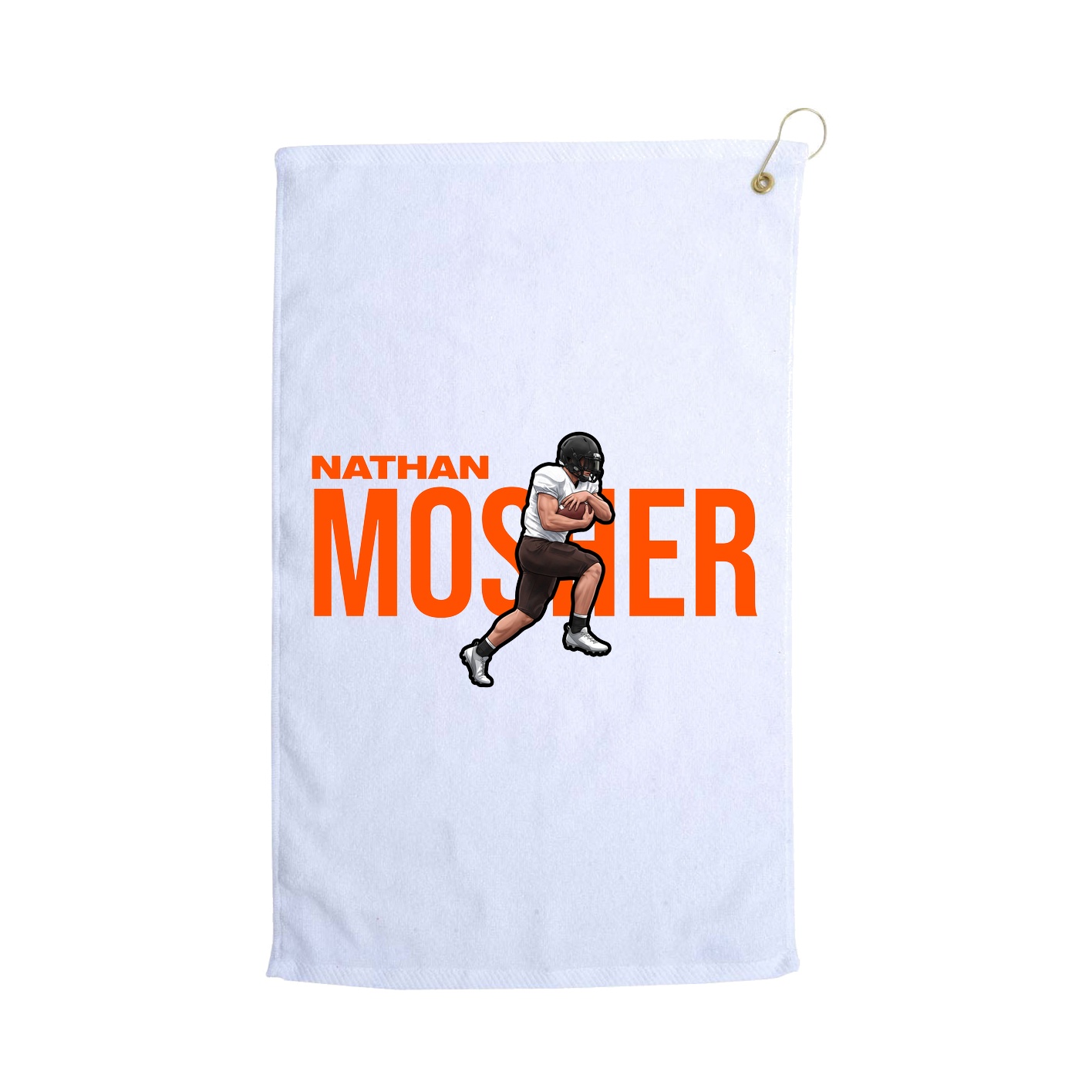 Golf Towel — Player Name in White