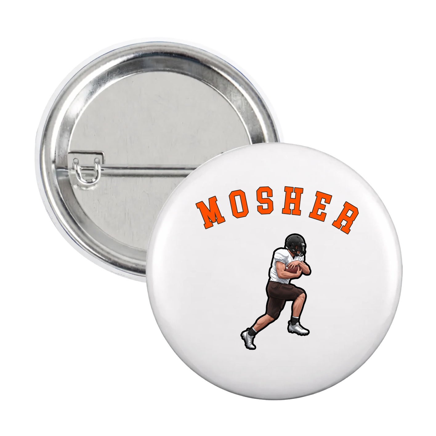 Game Day Button — Shirsey Arch in White