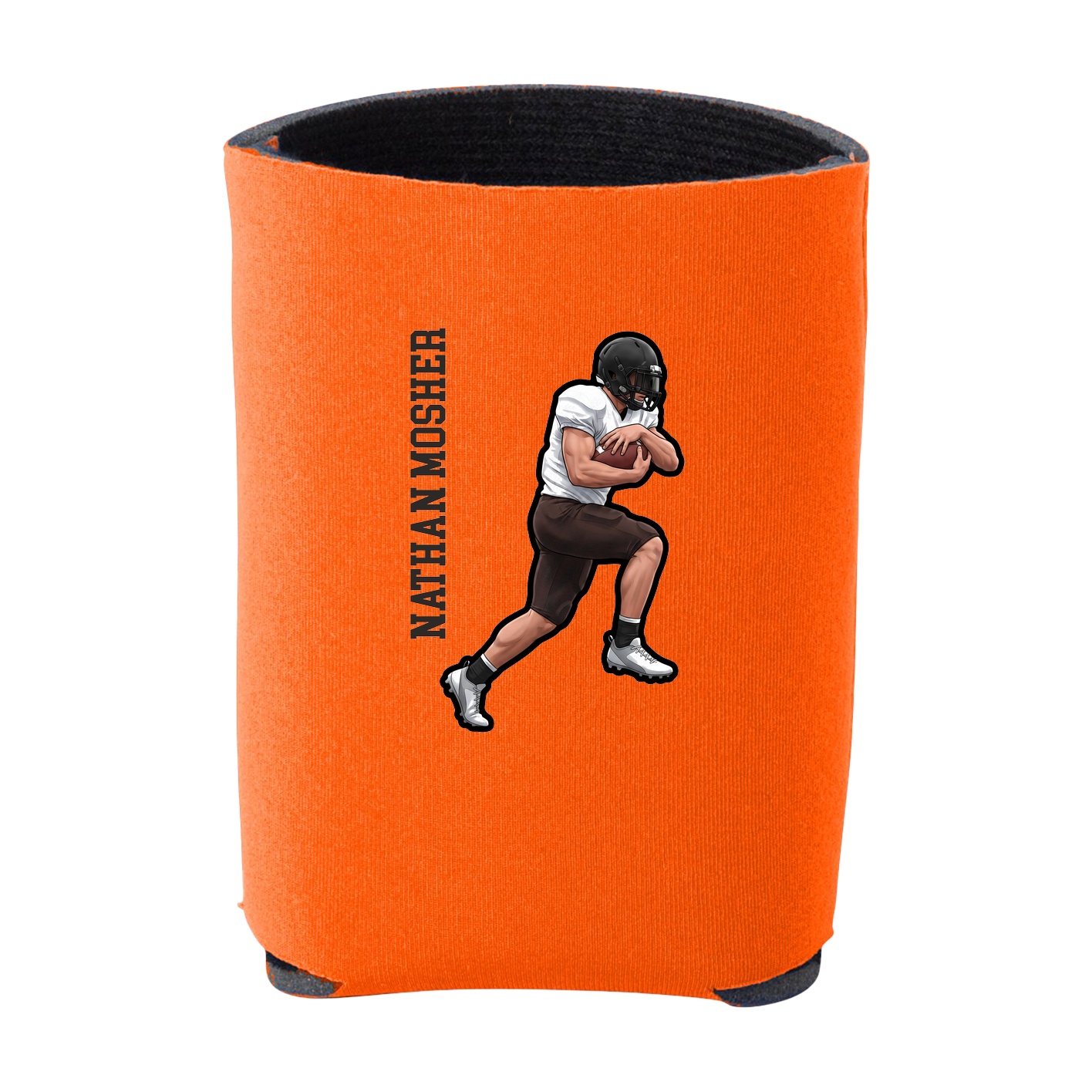 Can Holder — Name Vertical in Orange