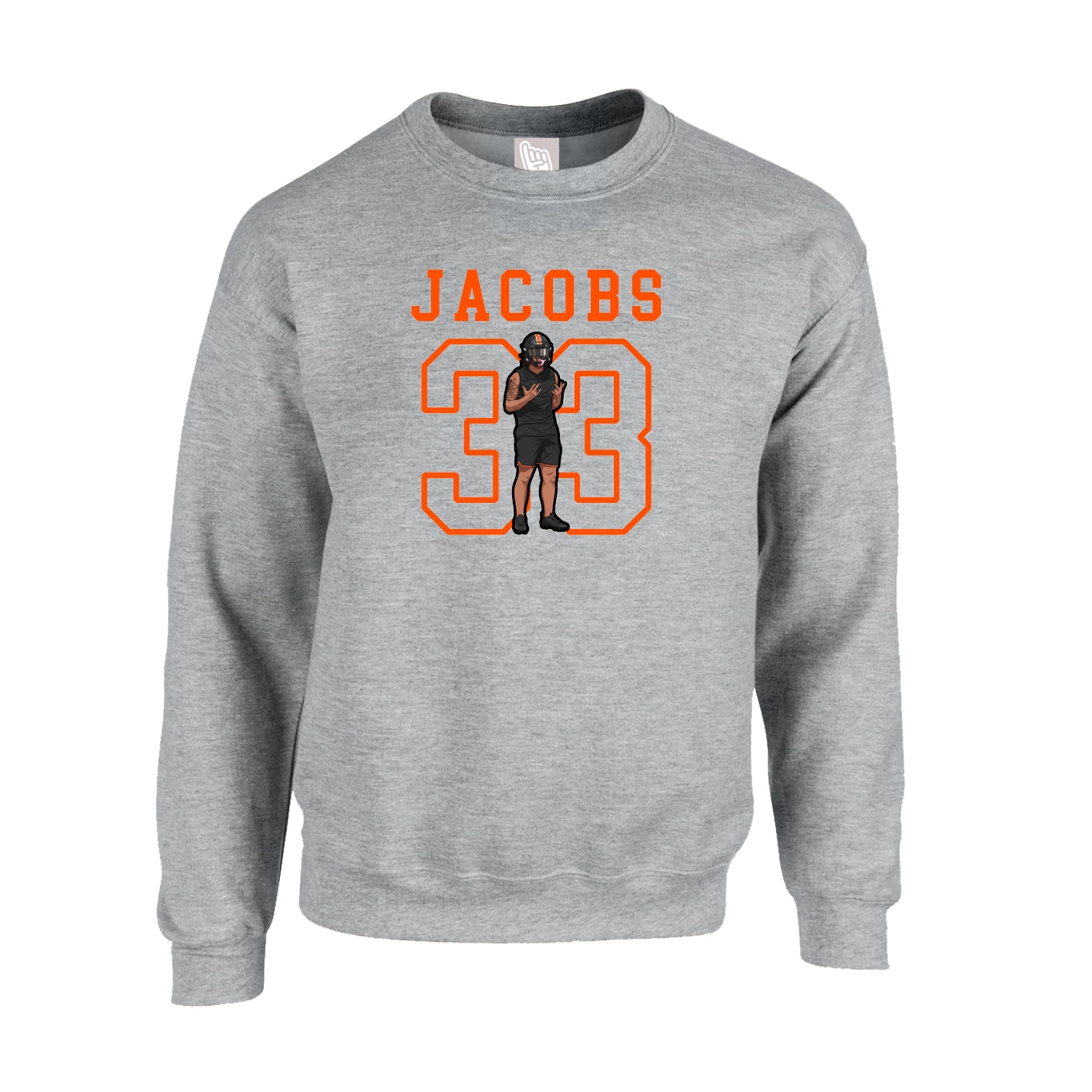 Fleece Crew — Shirsey in Grey
