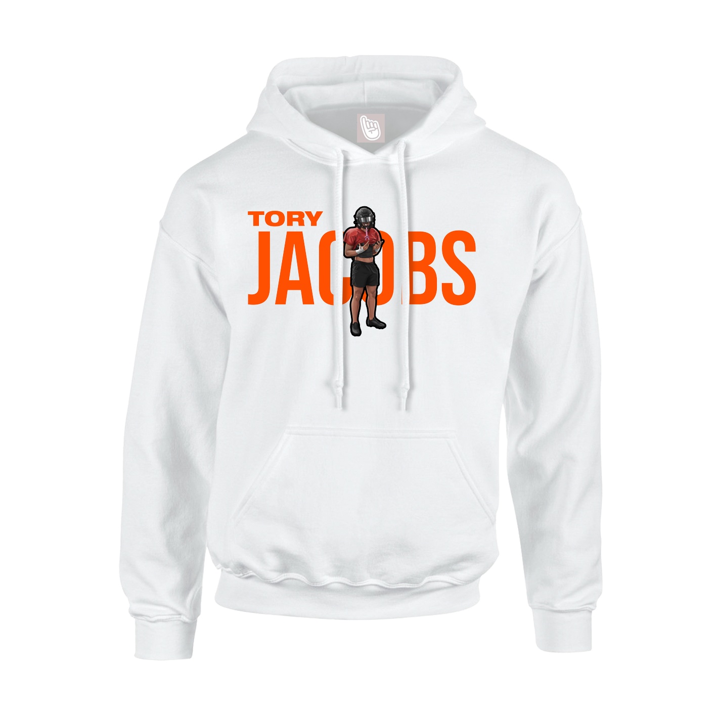 Hoodie — Player Name in White