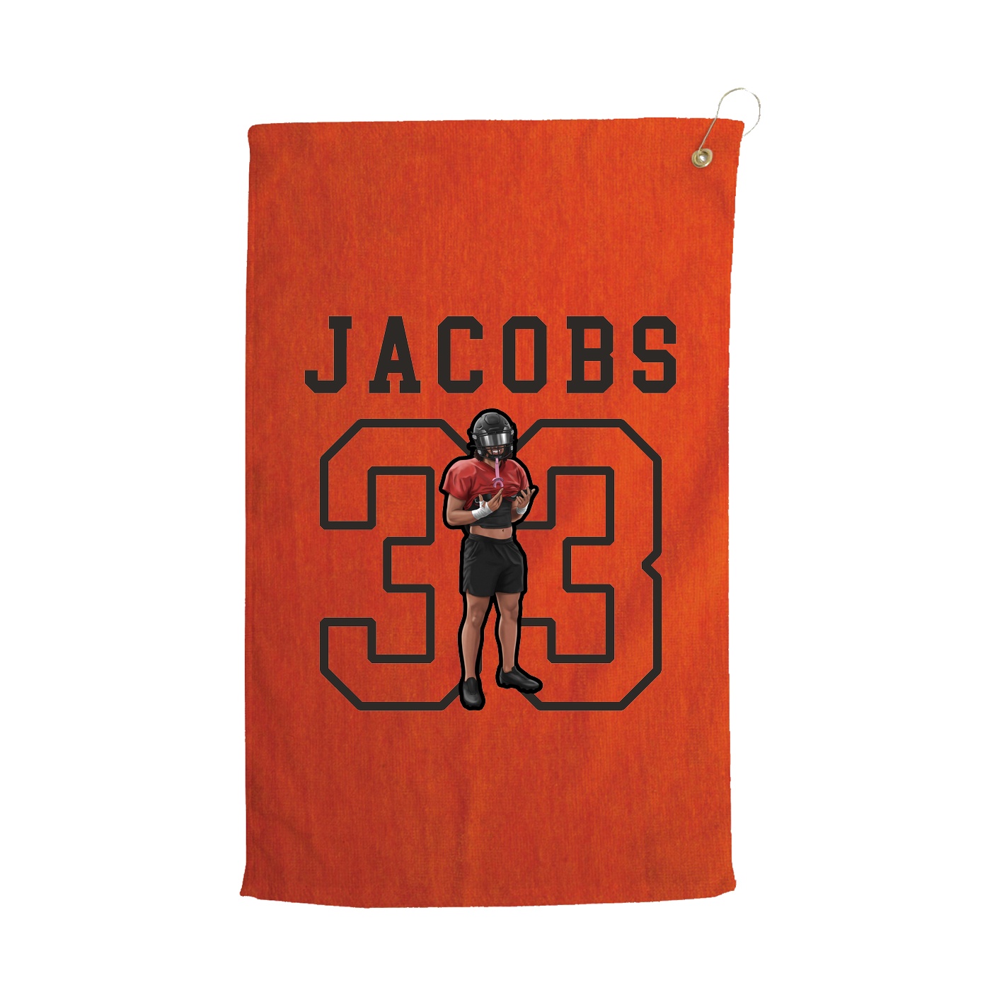 Golf Towel — Shirsey in Orange