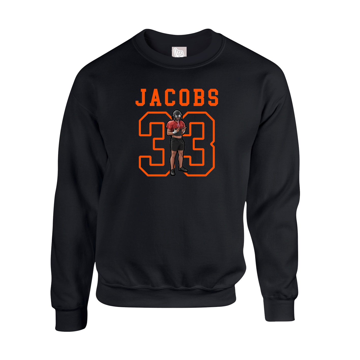 Fleece Crew — Shirsey in Black