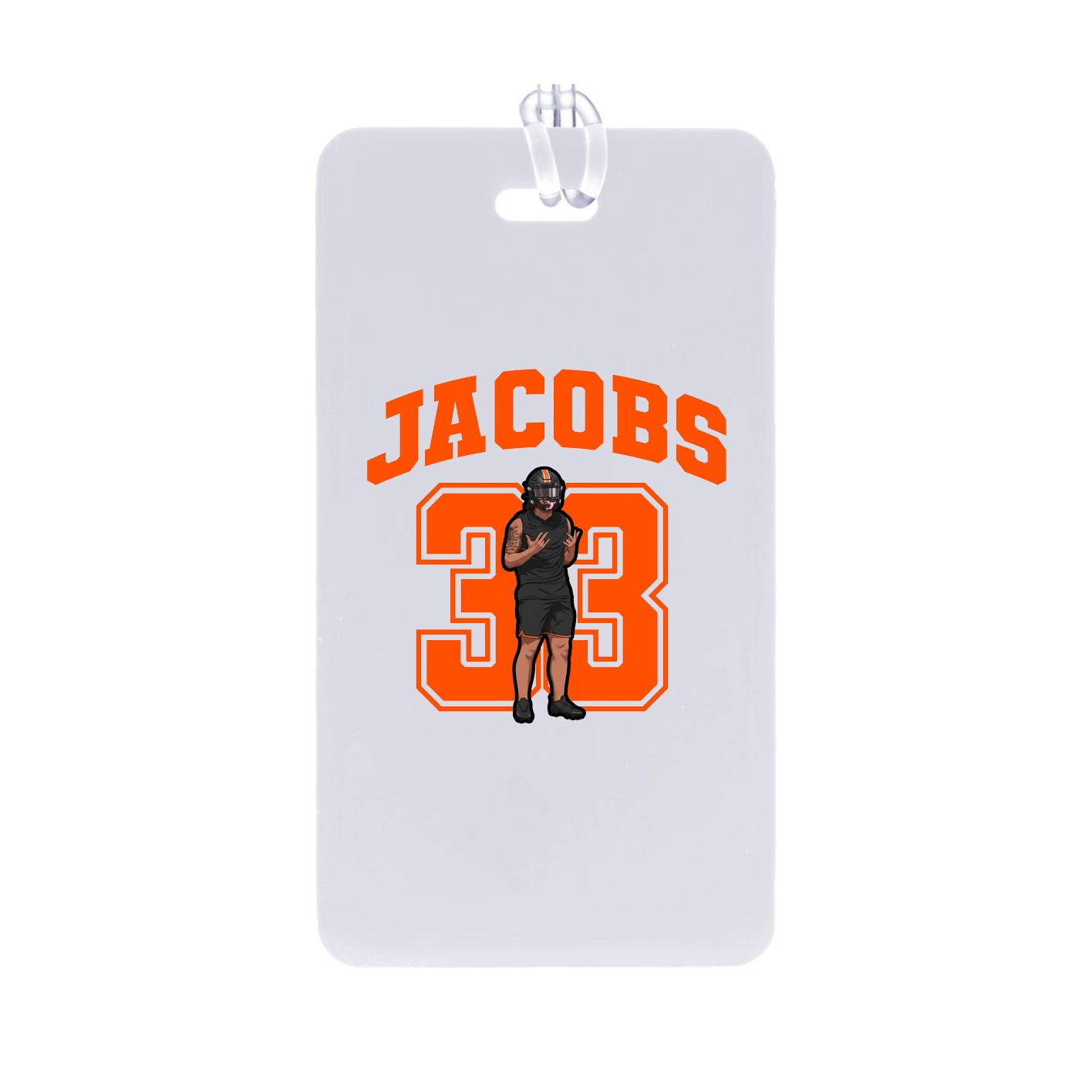 Bag Tag — Number in Classic