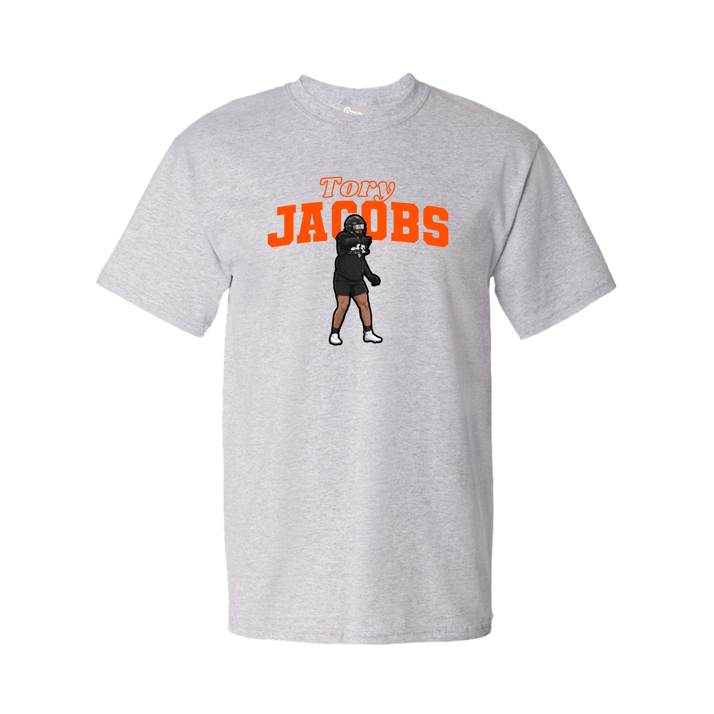 Youth Tee — Name Arch in Grey